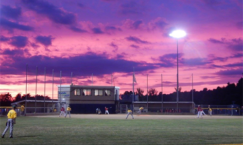  District 26 game at sunset