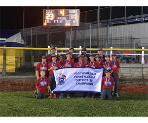 District 26 Little League Minor Girls Softball Champions